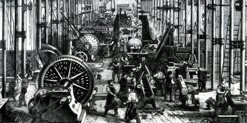 revolución industrial historia económica mundial